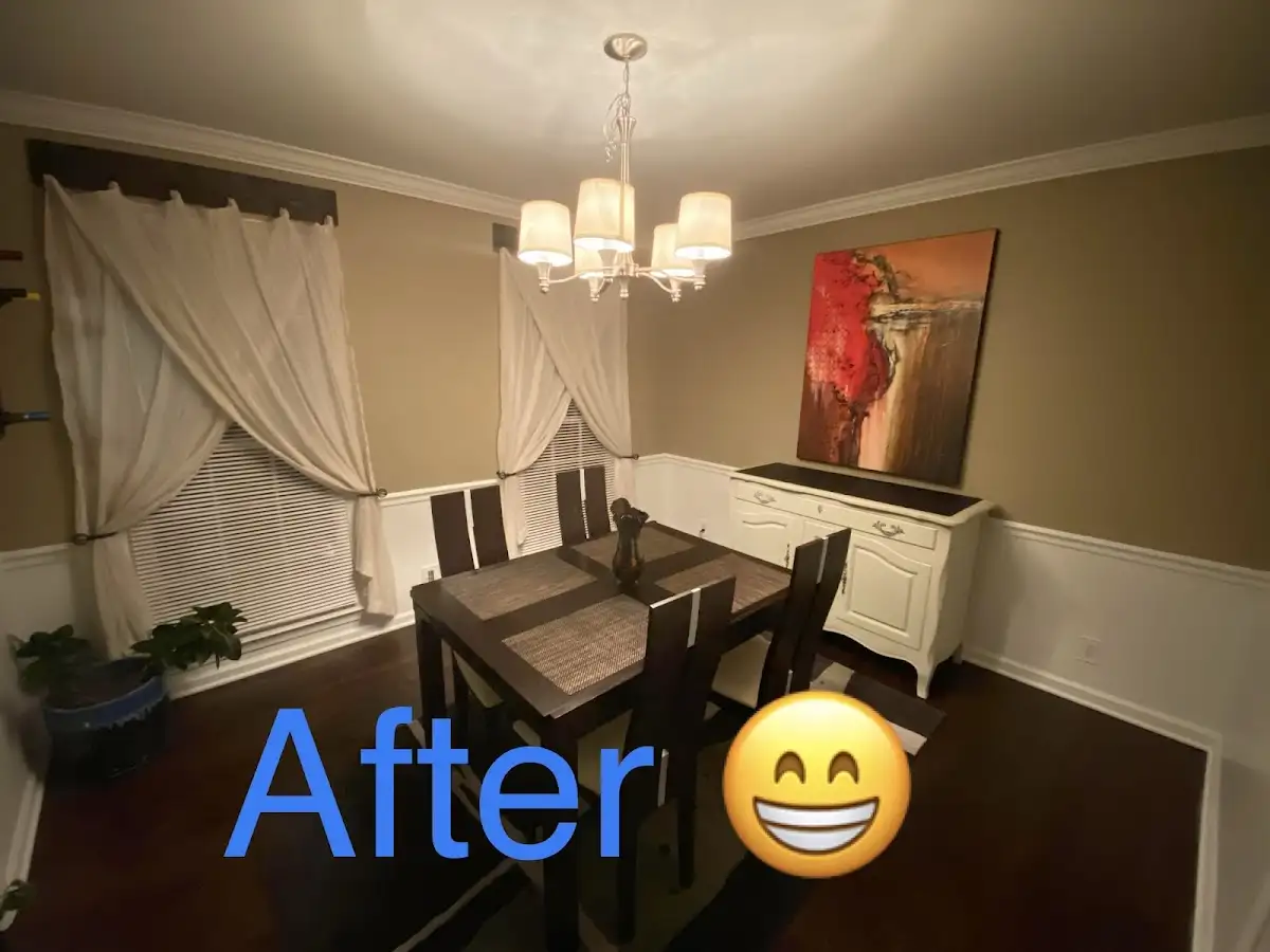 Professional dining room restoration after water damage in Cedarhurst