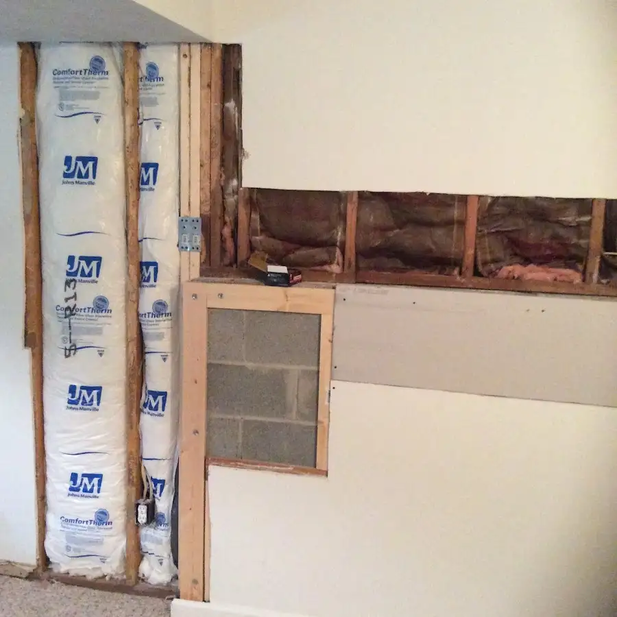 Wall insulation replacement during Odor Removal & Deodorization in Cedarhurst